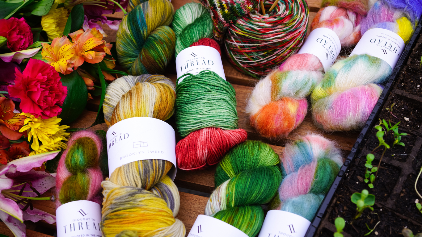 Garden Blossom Hand-Dyed Yarn Collection